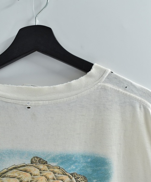 LABORATORY R（ラボラトリーアール）の「【USED】GILDAN ウミガメ アニマルTシャツ（Tシャツ/カットソー・メンズ・ホワイト・X-LARGE）」の18枚目の写真