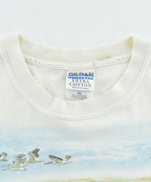 LABORATORY R（ラボラトリーアール）の「【USED】GILDAN ウミガメ アニマルTシャツ（Tシャツ/カットソー・メンズ・ホワイト・X-LARGE）」の6枚目の写真