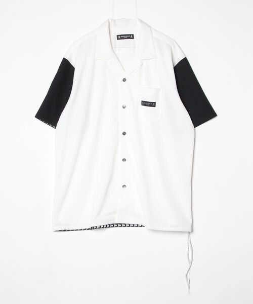 mastermind JAPAN(マスターマインド)の「COLOR BLOCK SS SHIRT(シャツ/ブラウス・メンズ・ホワイト系その他・XL)」の1枚目の写真