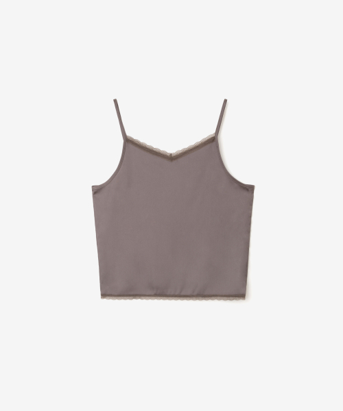 YEARNING(イヤニング)の「LINEN SQUARE NECK KNIT SLEEVELESS, ASH KHAKI(Tシャツ/カットソー・レディース・その他・FREE)」の5枚目の写真