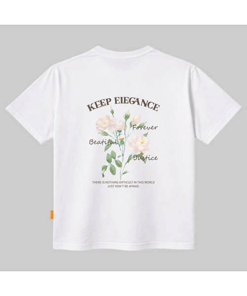 LLAMO（エラモ）の「キープエレガンス 半袖Tシャツ 男女兼用 ビッグサイズ S 4XL（Tシャツ/カットソー・レディース・ブラック/ホワイト/ピンク・SMALL/X-LARGE/4XL/3XL/LARGE/MEDIUM/2XL）」の2枚目の写真