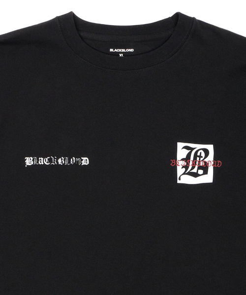 BLACK BLOND（ブラック ブロンド）の「ビビディエンザイアティ 半袖Tシャツ (ブラック)（Tシャツ/カットソー・レディース・その他・SMALL/MEDIUM/LARGE/X-LARGE/XX-LARGE/XXX-LARGE）」の4枚目の写真