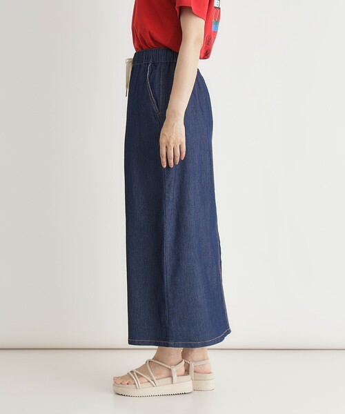 HONEYSUCKLE ROSE(ハニーサックルローズ)の「メッシュデニムスカート(スカート・レディース・ブルー系その他/ネイビー・04/05/03)」の8枚目の写真