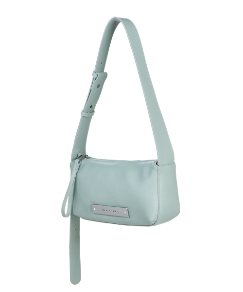 NICK&NICOLE(ニックアンドニコール)の「CRYSTAL POUND LEATHER BAG_MINT(ショルダーバッグ・レディース・その他・FREE)」の2枚目の写真