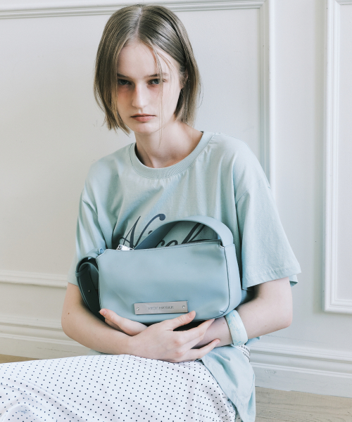 NICK&NICOLE(ニックアンドニコール)の「CRYSTAL POUND LEATHER BAG_MINT(ショルダーバッグ・レディース・その他・FREE)」の4枚目の写真