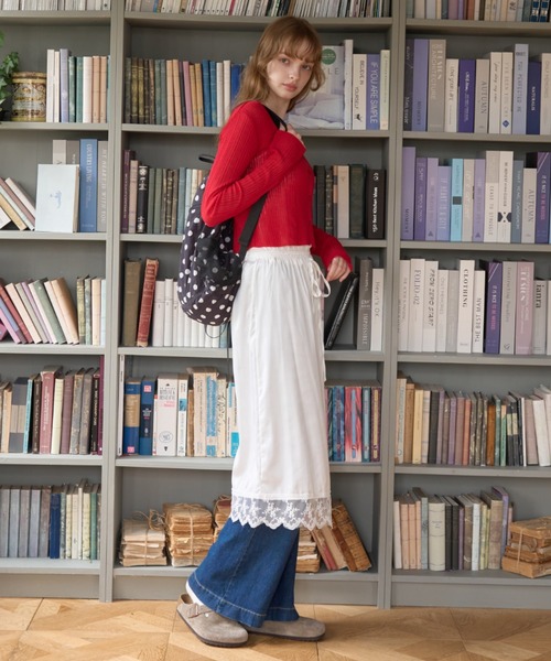 Birthday room（バースデイルーム）の「クロップドカーディガン/Cropped cardigan（カーディガン/ボレロ・レディース・ピンク/レッド/ブラック/ミント・FREE）」の10枚目の写真