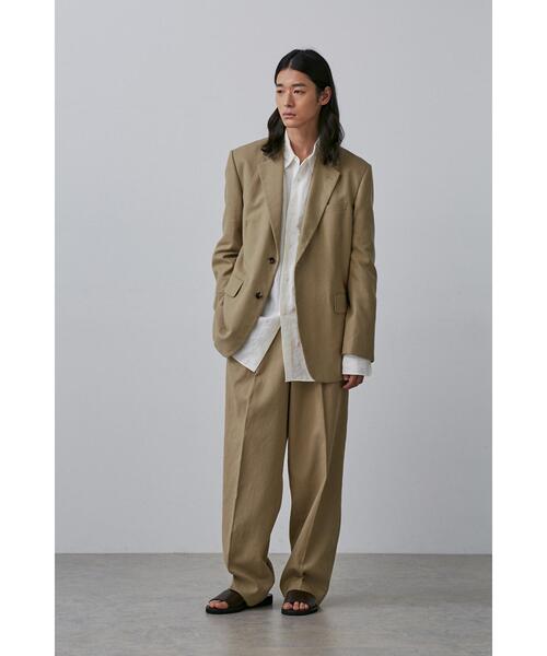YLEVE（イレーヴ）の「YLEVE / HEMP ORGANIC COTTON CANVAS JK（テーラードジャケット・メンズ・カーキ・4/3/5）」の2枚目の写真