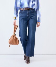 Rie Miller | 《5サイズ展開》【RM denim】センタープレス裾デザインデニム(デニムパンツ)