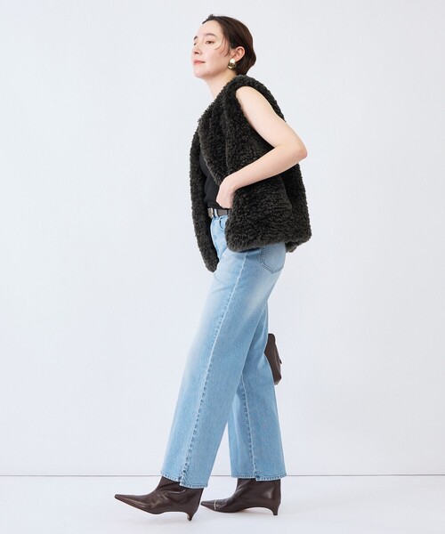 Rie Miller(リエミラー)の「《5サイズ展開》【RM denim】センタープレス裾デザインデニム(デニムパンツ・レディース・インディゴブルー/ブルー系その他7・XXS/XS/S/M/L)」の9枚目の写真