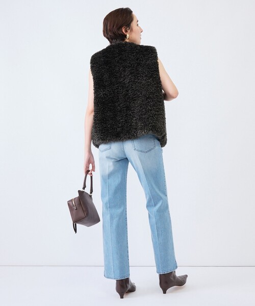 Rie Miller(リエミラー)の「《5サイズ展開》【RM denim】センタープレス裾デザインデニム(デニムパンツ・レディース・インディゴブルー/ブルー系その他7・XXS/XS/S/M/L)」の10枚目の写真