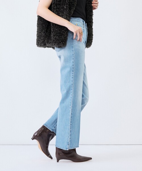 Rie Miller(リエミラー)の「《5サイズ展開》【RM denim】センタープレス裾デザインデニム(デニムパンツ・レディース・インディゴブルー/ブルー系その他7・XXS/XS/S/M/L)」の13枚目の写真