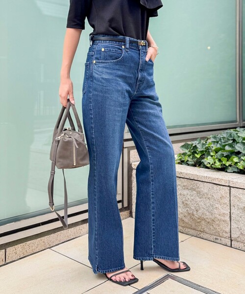 Rie Miller(リエミラー)の「《5サイズ展開》【RM denim】センタープレス裾デザインデニム(デニムパンツ・レディース・インディゴブルー/ブルー系その他7・XXS/XS/S/M/L)」の18枚目の写真