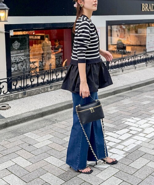 Rie Miller(リエミラー)の「《5サイズ展開》【RM denim】センタープレス裾デザインデニム(デニムパンツ・レディース・インディゴブルー/ブルー系その他7・XXS/XS/S/M/L)」の20枚目の写真