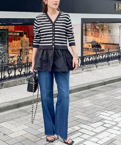 Rie Miller(リエミラー)の「《5サイズ展開》【RM denim】センタープレス裾デザインデニム(デニムパンツ・レディース・インディゴブルー/ブルー系その他7・XXS/XS/S/M/L)」の21枚目の写真
