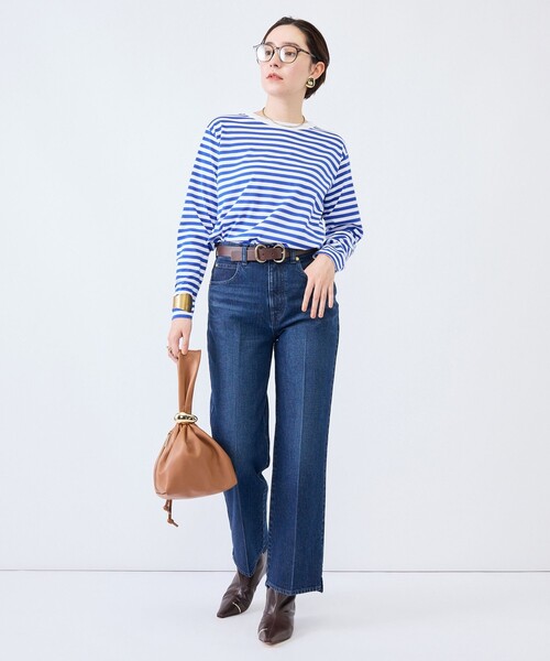 Rie Miller(リエミラー)の「《5サイズ展開》【RM denim】センタープレス裾デザインデニム(デニムパンツ・レディース・インディゴブルー/ブルー系その他7・XXS/XS/S/M/L)」の22枚目の写真