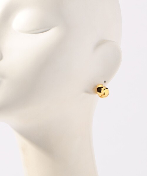 PHILIPPE AUDIBERT（フィリップ オーディベール）の「PHILIPPE AUDIBERT Freya earrings ゴールドピアス（ピアス（両耳用）・レディース・ゴールド・FREE）」の3枚目の写真