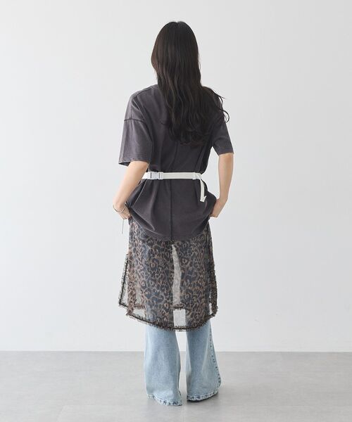 earth music&ecology（アースミュージックアンドエコロジー）の「【WEB限定】レイヤードスカート(Short)（スカート・レディース・カモフラージュ/レオパード/チェック・S）」の14枚目の写真