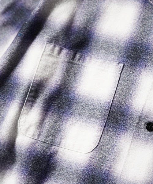 TOWNCRAFT（タウンクラフト）の「TOWNCRAFT / タウンクラフト PRINTED COTTON NEL OMBRE CHECK SHIRT プリンテッド コットンネル オンブレチェック シャツ（シャツ/ブラウス・メンズ・ホワイト/パープル/グレー・MEDIUM/LARGE/X-LARGE）」の20枚目の写真