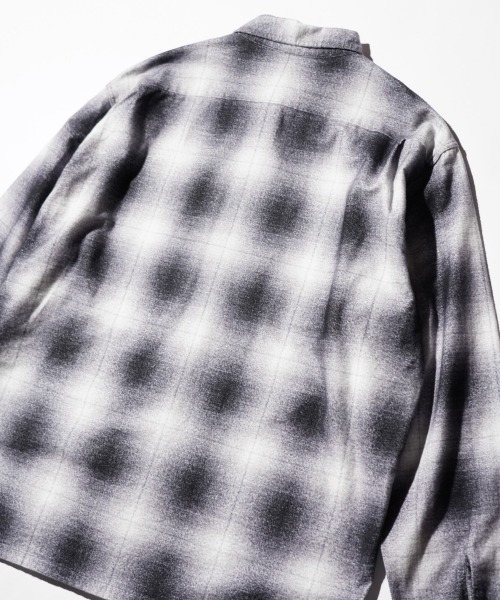 TOWNCRAFT（タウンクラフト）の「TOWNCRAFT / タウンクラフト PRINTED COTTON NEL OMBRE CHECK SHIRT プリンテッド コットンネル オンブレチェック シャツ（シャツ/ブラウス・メンズ・ホワイト/パープル/グレー・MEDIUM/LARGE/X-LARGE）」の10枚目の写真