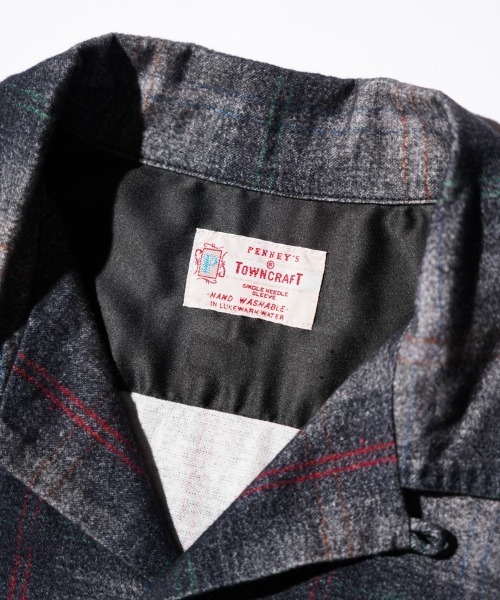 TOWNCRAFT（タウンクラフト）の「TOWNCRAFT / タウンクラフト PRINTED COTTON NEL OMBRE CHECK SHIRT プリンテッド コットンネル オンブレチェック シャツ（シャツ/ブラウス・メンズ・ホワイト/パープル/グレー・MEDIUM/LARGE/X-LARGE）」の11枚目の写真