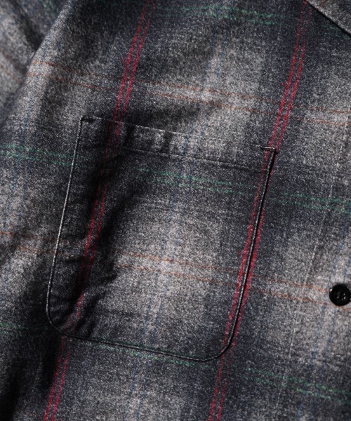 TOWNCRAFT（タウンクラフト）の「TOWNCRAFT / タウンクラフト PRINTED COTTON NEL OMBRE CHECK SHIRT プリンテッド コットンネル オンブレチェック シャツ（シャツ/ブラウス・メンズ・ホワイト/パープル/グレー・MEDIUM/LARGE/X-LARGE）」の13枚目の写真