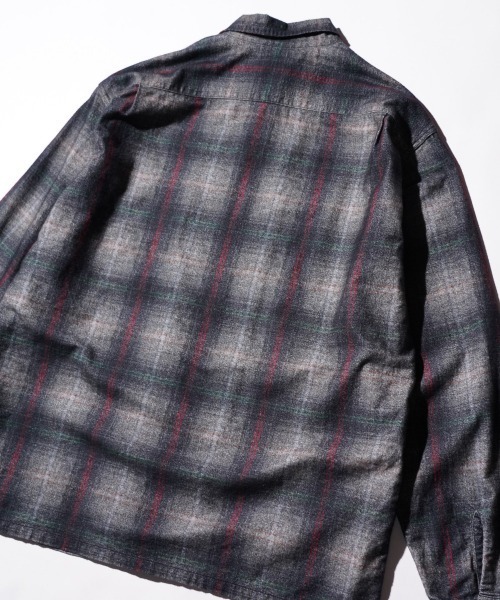 TOWNCRAFT（タウンクラフト）の「TOWNCRAFT / タウンクラフト PRINTED COTTON NEL OMBRE CHECK SHIRT プリンテッド コットンネル オンブレチェック シャツ（シャツ/ブラウス・メンズ・ホワイト/パープル/グレー・MEDIUM/LARGE/X-LARGE）」の17枚目の写真