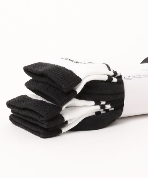 NIKE(ナイキ)の「《NIKEアパレル》UNKEDELVDCRW3PFTAST-144(ソックス/靴下・メンズ・ホワイト×ブラック/ブラック×ホワイト・21-23/23-25/25-27/27-29)」の4枚目の写真