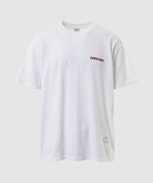 TANGTANG(タンタン)の「TANGTANG/COMPANY(Tシャツ/カットソー・メンズ・ホワイト・S/M/L/XL)」の1枚目の写真