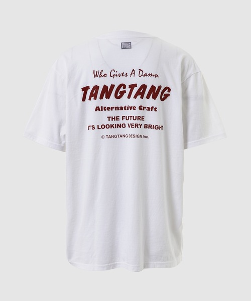 TANGTANG(タンタン)の「TANGTANG/COMPANY(Tシャツ/カットソー・メンズ・ホワイト・S/M/L/XL)」の2枚目の写真