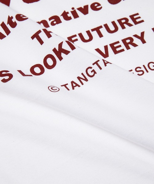 TANGTANG(タンタン)の「TANGTANG/COMPANY(Tシャツ/カットソー・メンズ・ホワイト・S/M/L/XL)」の5枚目の写真