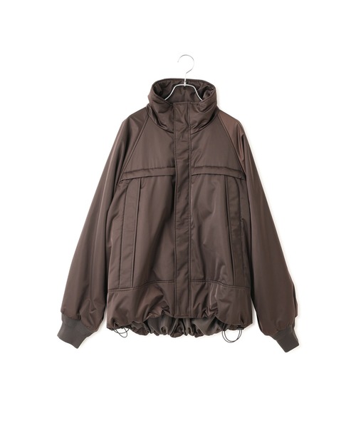 ADAM ET ROPE'(アダムエロペ)の「【WEB限定】・【定番】スタンドカラーフライトジャケット(その他アウター・レディース・キャメル/ブラウン/ブラック・FREE)」の20枚目の写真
