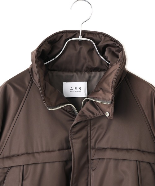 ADAM ET ROPE'(アダムエロペ)の「【WEB限定】・【定番】スタンドカラーフライトジャケット(その他アウター・レディース・キャメル/ブラウン/ブラック・FREE)」の22枚目の写真