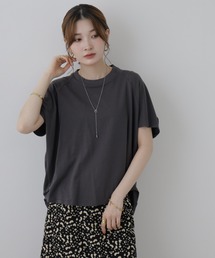 バルーンスリーブ5分袖Tシャツ