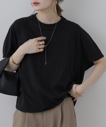バルーンスリーブ5分袖Tシャツ