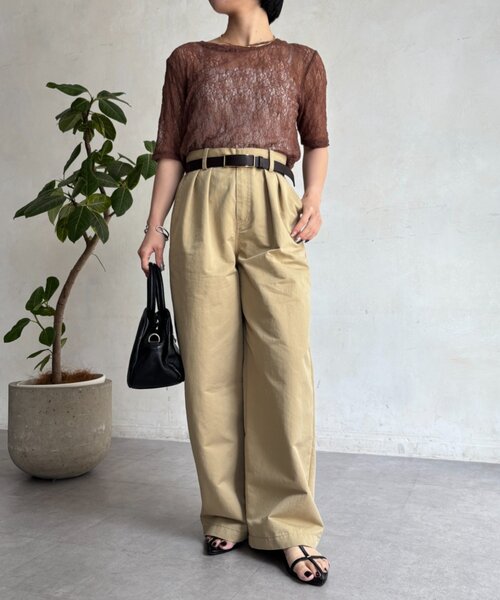 Jena espace merveilleux(ジェナ エスパスメルヴェイユ)の「【PalinkA/パリンカ】2タックパンツ(その他パンツ・レディース・ベージュ/アイボリー・FREE)」の16枚目の写真