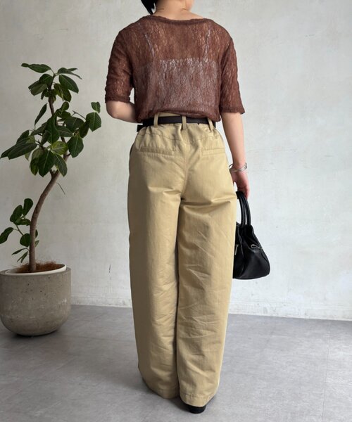 Jena espace merveilleux(ジェナ エスパスメルヴェイユ)の「【PalinkA/パリンカ】2タックパンツ(その他パンツ・レディース・ベージュ/アイボリー・FREE)」の18枚目の写真