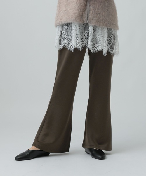 LEPSIM(レプシィム)の「ソフトドレープパンツAW 1068716(その他パンツ・レディース・ブラウン/チャコールグレー/ブラック・FREE/TALL)」の4枚目の写真