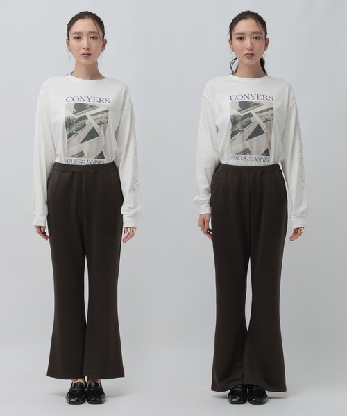 LEPSIM(レプシィム)の「ソフトドレープパンツAW 1068716(その他パンツ・レディース・ブラウン/チャコールグレー/ブラック・FREE/TALL)」の10枚目の写真