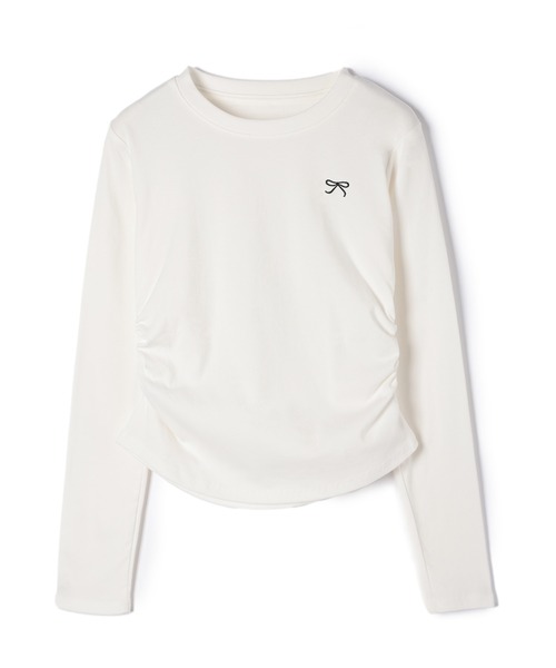 M DOLLY（エムドリー）の「Ribbon coco tops / リボンココトップス（Tシャツ/カットソー・レディース・ホワイト/グレー/ブラック・FREE）」の20枚目の写真