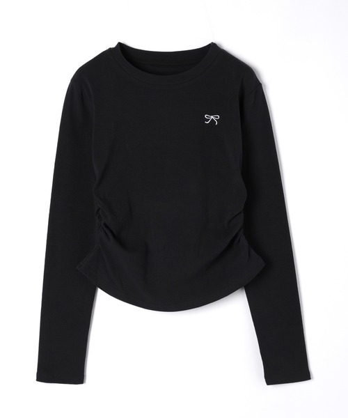 M DOLLY（エムドリー）の「Ribbon coco tops / リボンココトップス（Tシャツ/カットソー・レディース・ホワイト/グレー/ブラック・FREE）」の21枚目の写真