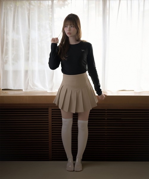 M DOLLY（エムドリー）の「Ribbon coco tops / リボンココトップス（Tシャツ/カットソー・レディース・ホワイト/グレー/ブラック・FREE）」の13枚目の写真