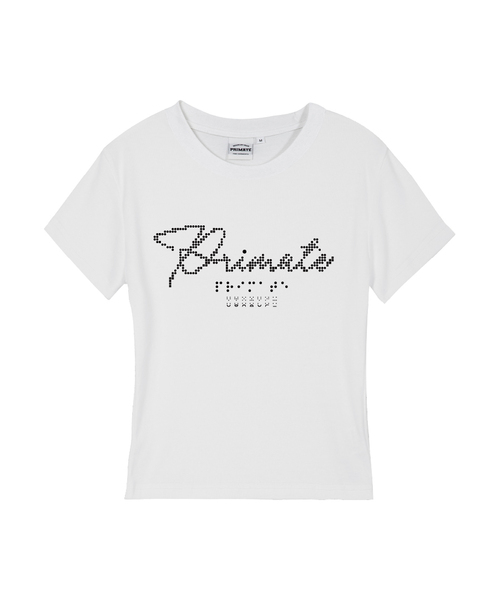 PRIMATE(プライメイト)の「GRAIN レディース スリムフィット 半袖Tシャツ 5 COLORS(Tシャツ/カットソー・レディース・ブラック/チャコール/ホワイト/クリーム/カーキ・MEDIUM/LARGE/SMALL)」の1枚目の写真