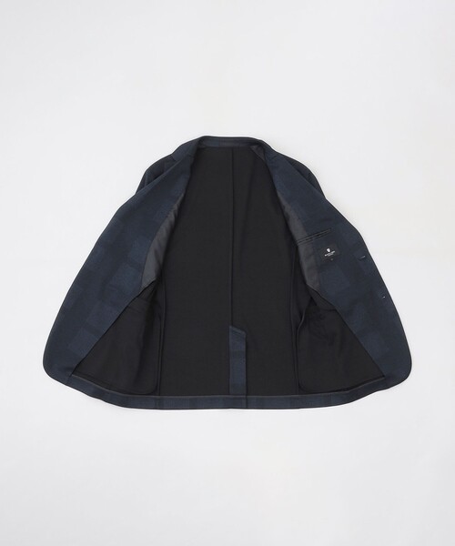 BLACK LABEL CRESTBRIDGE(ブラックレーベル・クレストブリッジ)の「ダブルフェイスシャドーチェックジャケット(その他アウター・メンズ・ネイビー/グレー系その他・S/XL/L/M)」の5枚目の写真