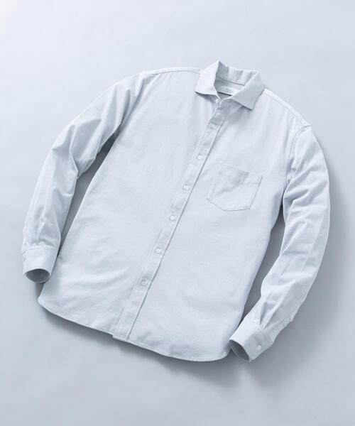 URBAN RESEARCH ROSSO MEN(アーバンリサーチロッソメン)の「『イージーケア / 防シワ』ハイパフォーマンス スーパーストレッチSWシャツ(シャツ/ブラウス・メンズ・ブルー/ホワイト/グレー・SMALL/MEDIUM/LARGE/X-LARGE)」の3枚目の写真