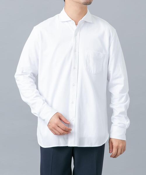 URBAN RESEARCH ROSSO MEN(アーバンリサーチロッソメン)の「『イージーケア / 防シワ』ハイパフォーマンス スーパーストレッチSWシャツ(シャツ/ブラウス・メンズ・ブルー/ホワイト/グレー・SMALL/MEDIUM/LARGE/X-LARGE)」の4枚目の写真