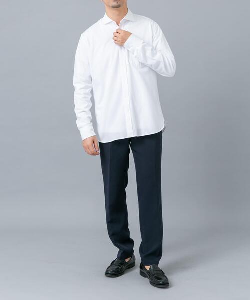 URBAN RESEARCH ROSSO MEN(アーバンリサーチロッソメン)の「『イージーケア / 防シワ』ハイパフォーマンス スーパーストレッチSWシャツ(シャツ/ブラウス・メンズ・ブルー/ホワイト/グレー・SMALL/MEDIUM/LARGE/X-LARGE)」の7枚目の写真