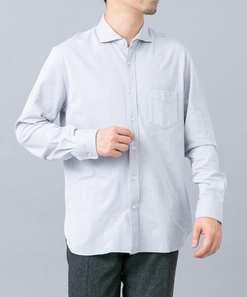 URBAN RESEARCH ROSSO MEN(アーバンリサーチロッソメン)の「『イージーケア / 防シワ』ハイパフォーマンス スーパーストレッチSWシャツ(シャツ/ブラウス・メンズ・ブルー/ホワイト/グレー・SMALL/MEDIUM/LARGE/X-LARGE)」の14枚目の写真