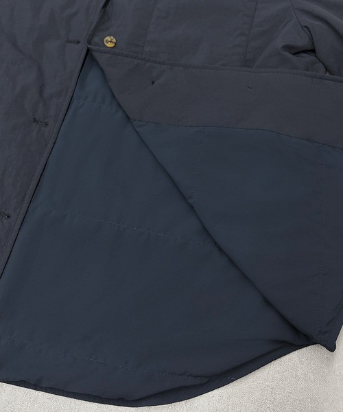ELFRANK(エルフランク)の「【2026AW】【M~Lサイズ展開】オーバーサイズ中綿シャツジャケット 洗える《着用動画あり》(シャツ/ブラウス・レディース・ネイビー/ブルー・M/L)」の5枚目の写真