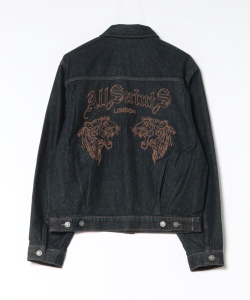 ALLSAINTS(オールセインツ)の「UNION TIGRES JKT(デニムジャケット・メンズ・インディゴブルー・S/M/L/XS)」の6枚目の写真