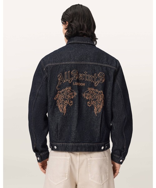 ALLSAINTS(オールセインツ)の「UNION TIGRES JKT(デニムジャケット・メンズ・インディゴブルー・S/M/L/XS)」の4枚目の写真